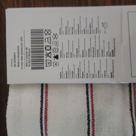 IKEA 100% Cotton Set of 2 Aprons - Picture 6 of 13